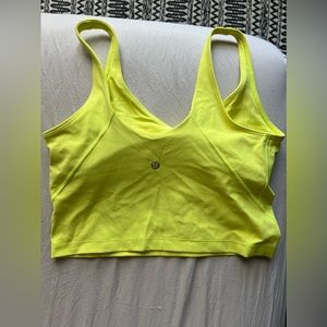 Lululemon tank Size 10. Wrinkles from storage.